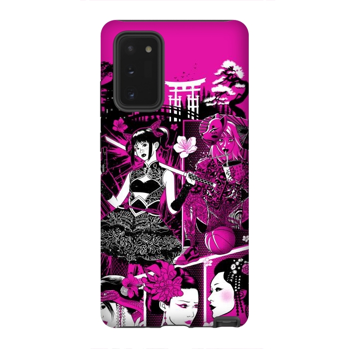 Galaxy Note 20 StrongFit pink geisha  by Alberto