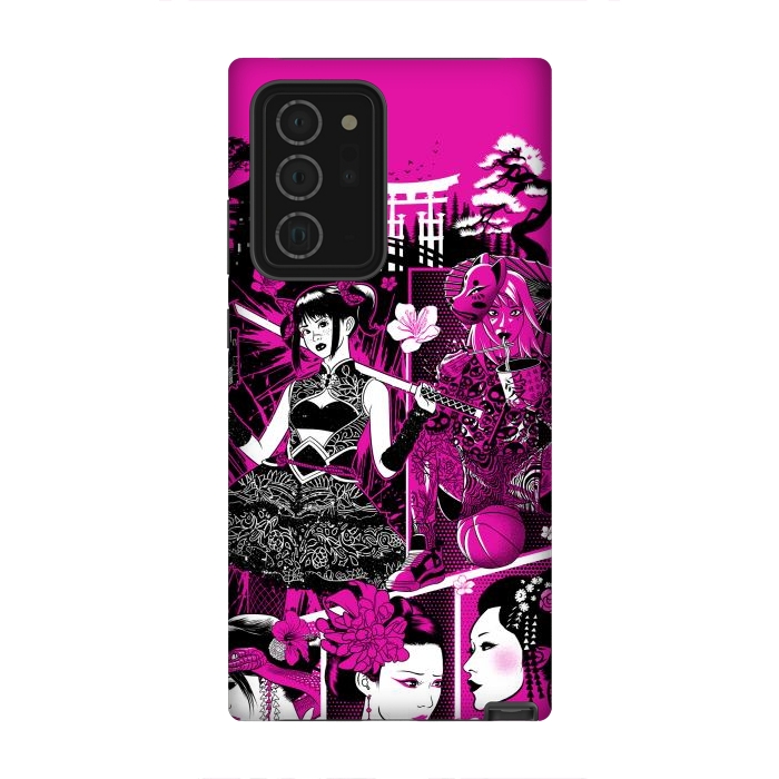Galaxy Note 20 Ultra StrongFit pink geisha  by Alberto
