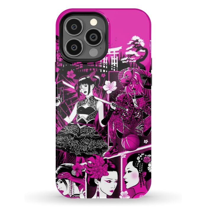 iPhone 13 Pro Max StrongFit pink geisha  by Alberto