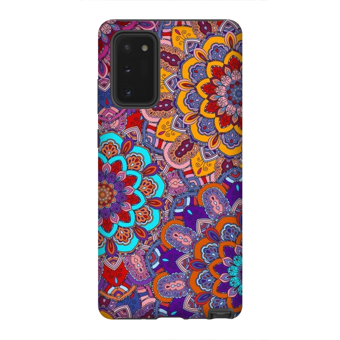 Galaxy Note 20 StrongFit Mandalas In Colors Earth  by ArtsCase