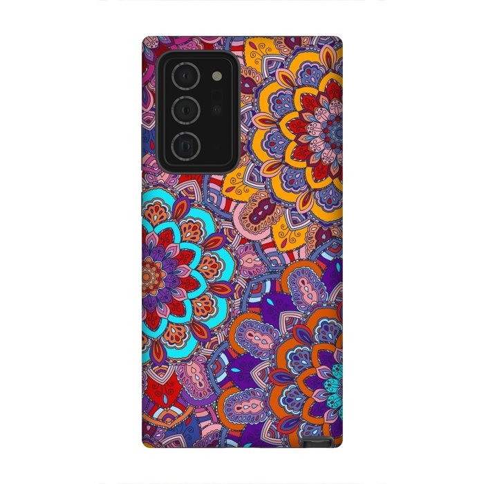 Galaxy Note 20 Ultra StrongFit Mandalas In Colors Earth  by ArtsCase