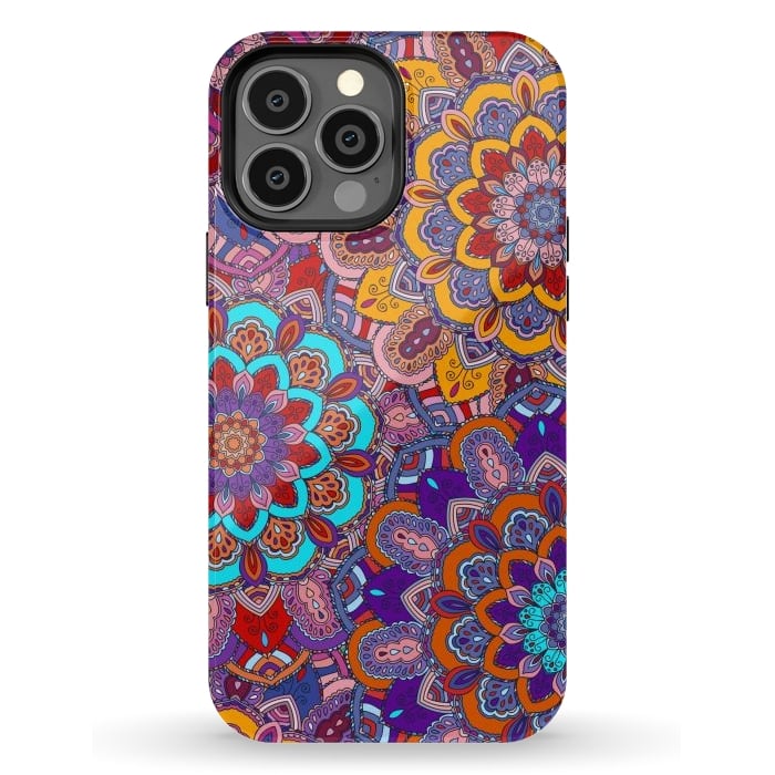 iPhone 13 Pro Max StrongFit Mandalas In Colors Earth  by ArtsCase