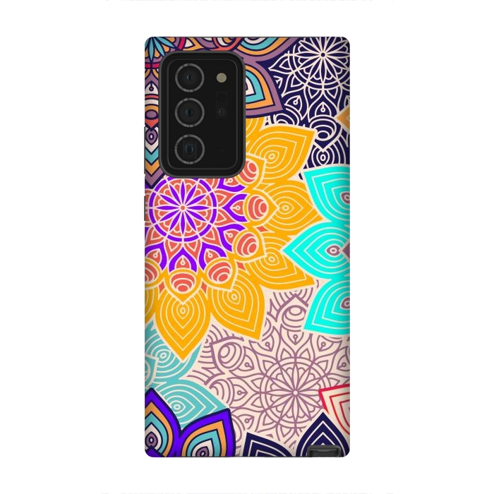 Galaxy Note 20 Ultra StrongFit Repeated Tropical Mandalas by ArtsCase