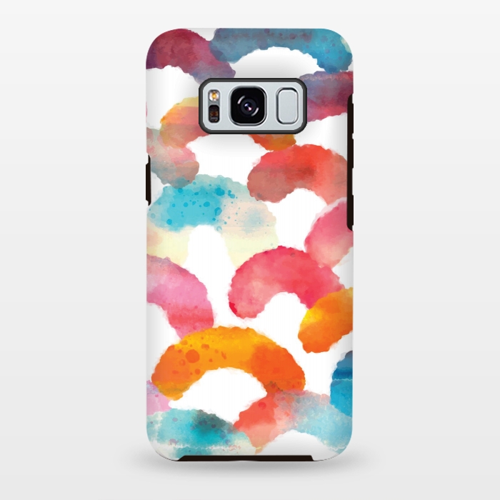 Galaxy S8 plus StrongFit Watercolor multi scales by MALLIKA