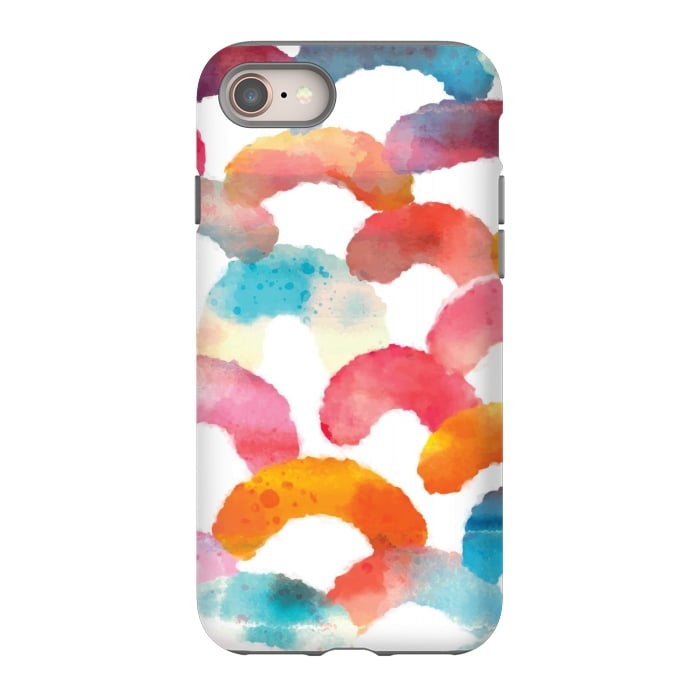 iPhone SE StrongFit Watercolor multi scales by MALLIKA
