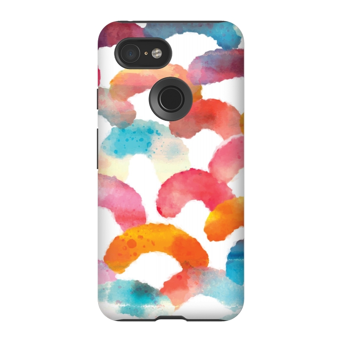 Pixel 3 StrongFit Watercolor multi scales by MALLIKA
