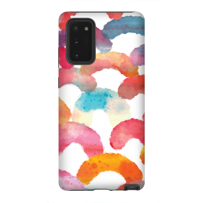 Galaxy Note 20 StrongFit Watercolor multi scales by MALLIKA