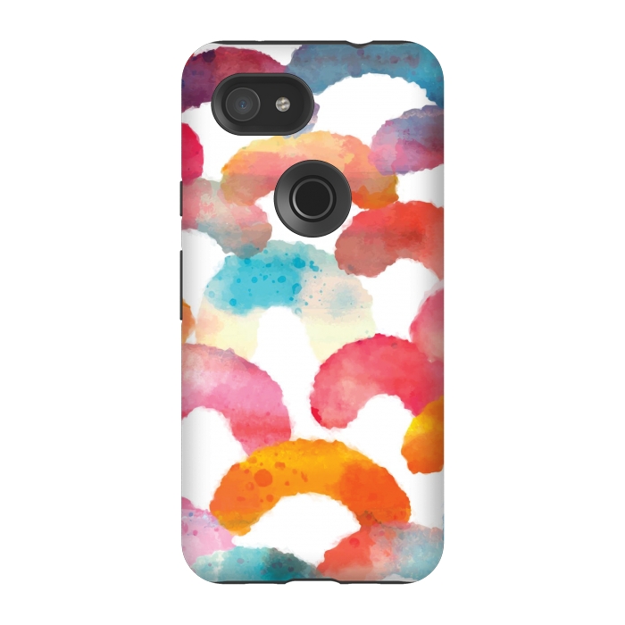 Pixel 3A StrongFit Watercolor multi scales by MALLIKA