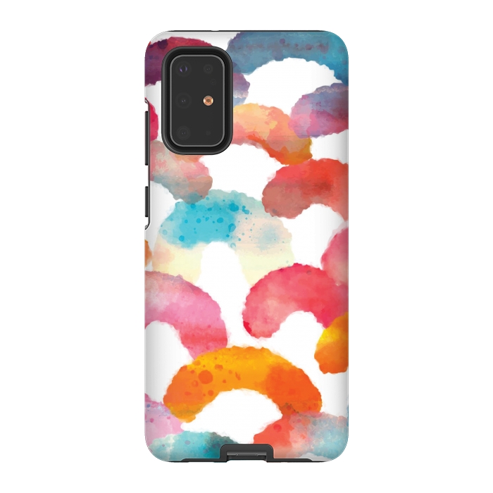 Galaxy S20 Plus StrongFit Watercolor multi scales by MALLIKA
