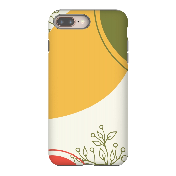 iPhone 7 plus StrongFit modern art yellow by MALLIKA
