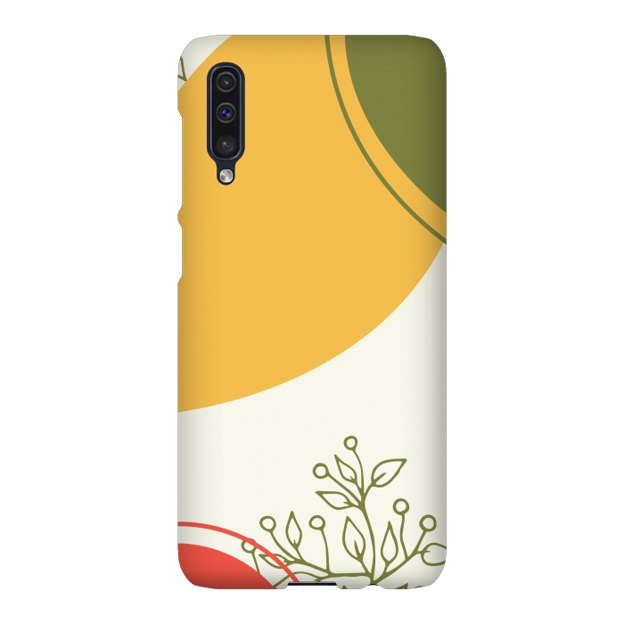 Galaxy A50 SlimFit modern art yellow by MALLIKA