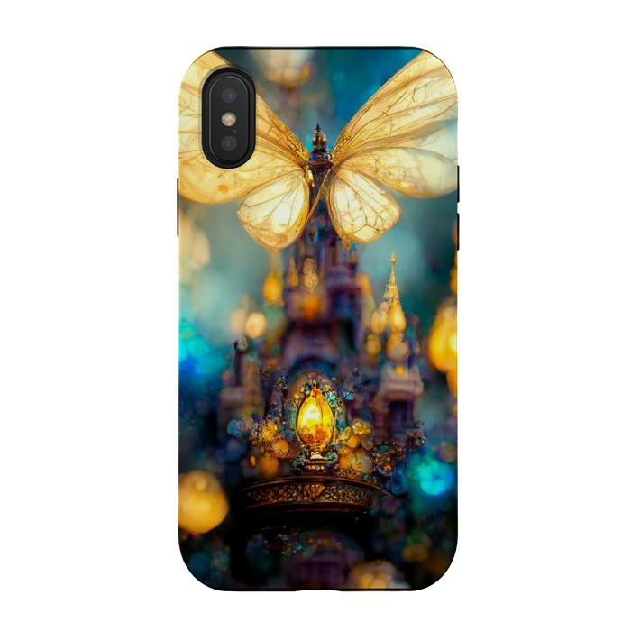 iPhone Xs / X StrongFit Fairy castle by haroulita
