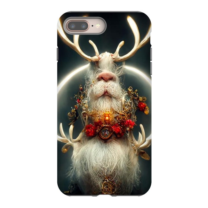 iPhone 7 plus StrongFit Santa reindeer by haroulita