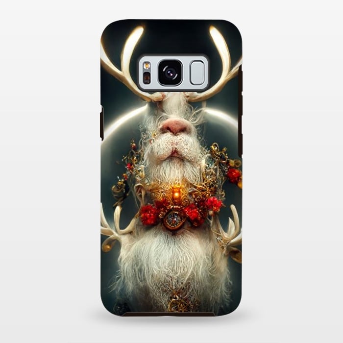 Galaxy S8 plus StrongFit Santa reindeer by haroulita