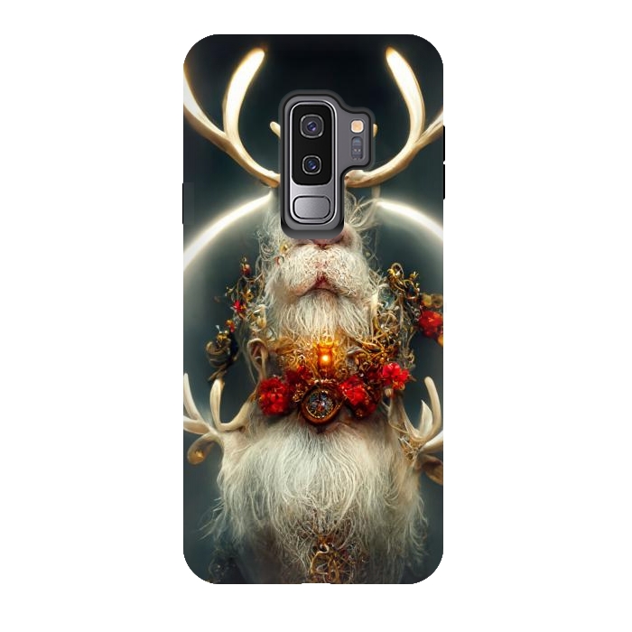 Galaxy S9 plus StrongFit Santa reindeer by haroulita