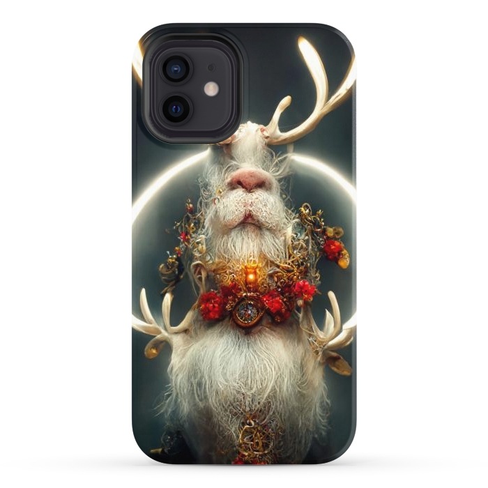 iPhone 12 StrongFit Santa reindeer by haroulita
