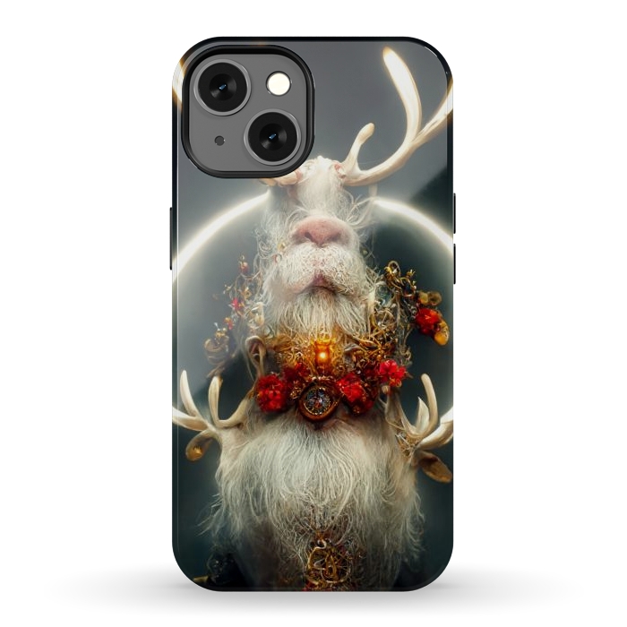 iPhone 13 StrongFit Santa reindeer by haroulita