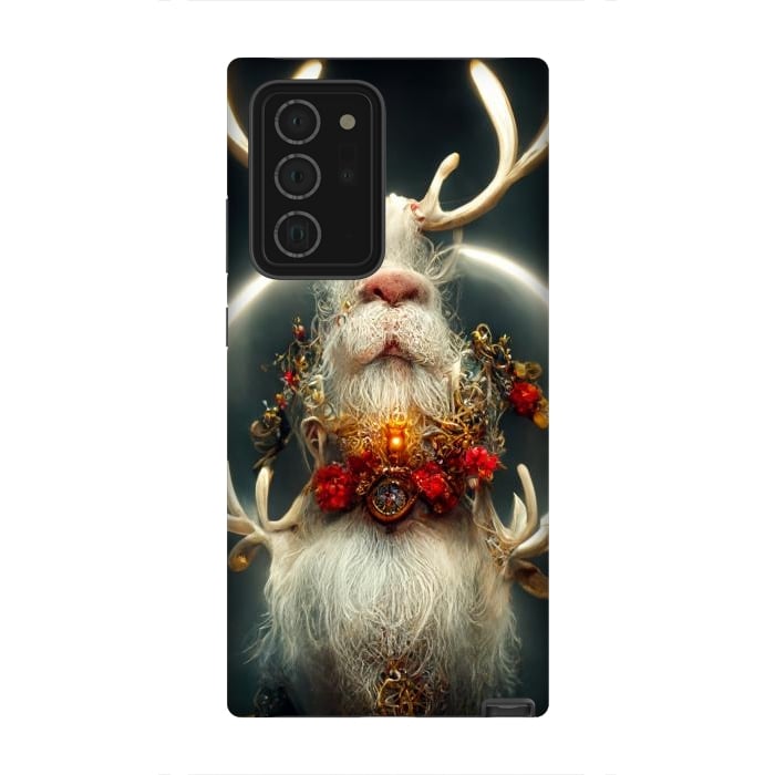 Galaxy Note 20 Ultra StrongFit Santa reindeer by haroulita