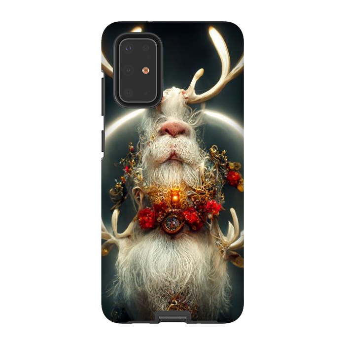 Galaxy S20 Plus StrongFit Santa reindeer by haroulita