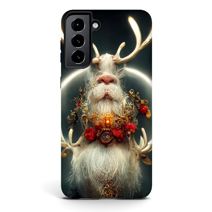 Galaxy S21 StrongFit Santa reindeer by haroulita