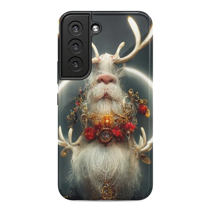 Galaxy S22 StrongFit Santa reindeer by haroulita