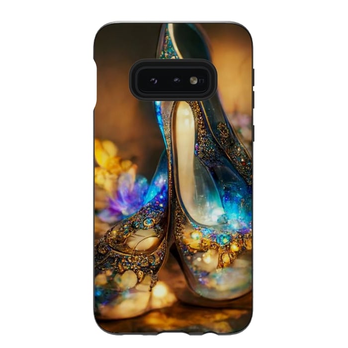 Galaxy S10e StrongFit cinderella's shoes by haroulita