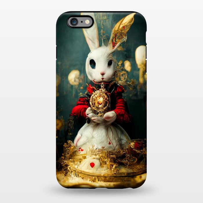 iPhone 6/6s plus StrongFit white rabbit , Alice by haroulita