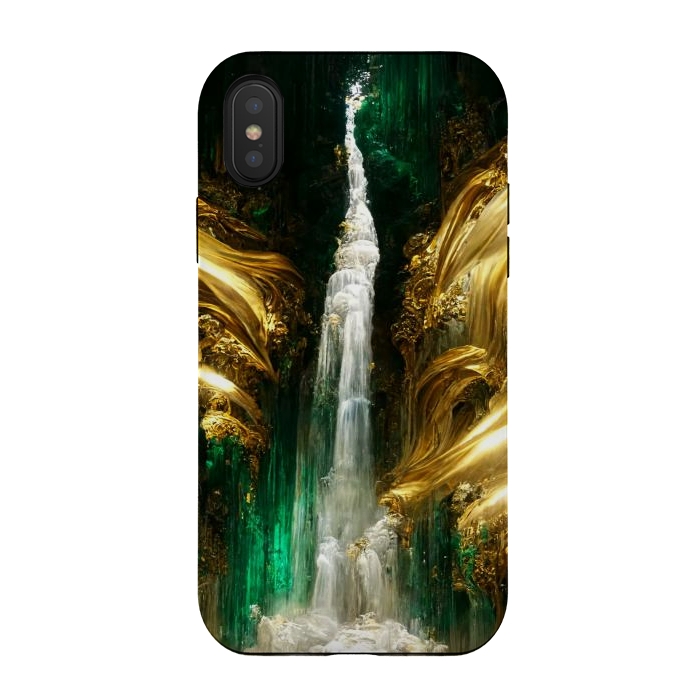 iPhone Xs / X StrongFit sparkle waterfall by haroulita