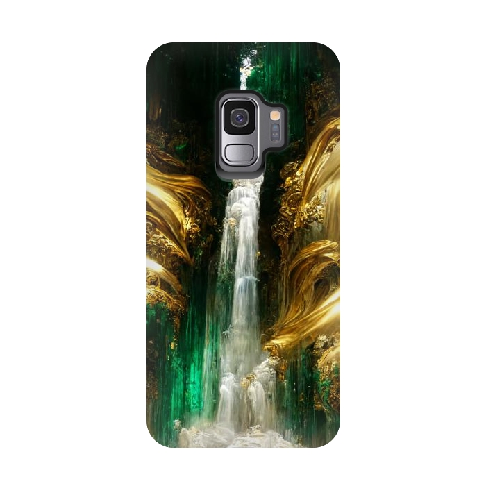 Galaxy S9 StrongFit sparkle waterfall by haroulita
