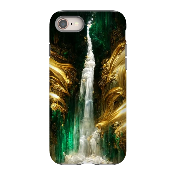 iPhone 8 StrongFit sparkle waterfall by haroulita