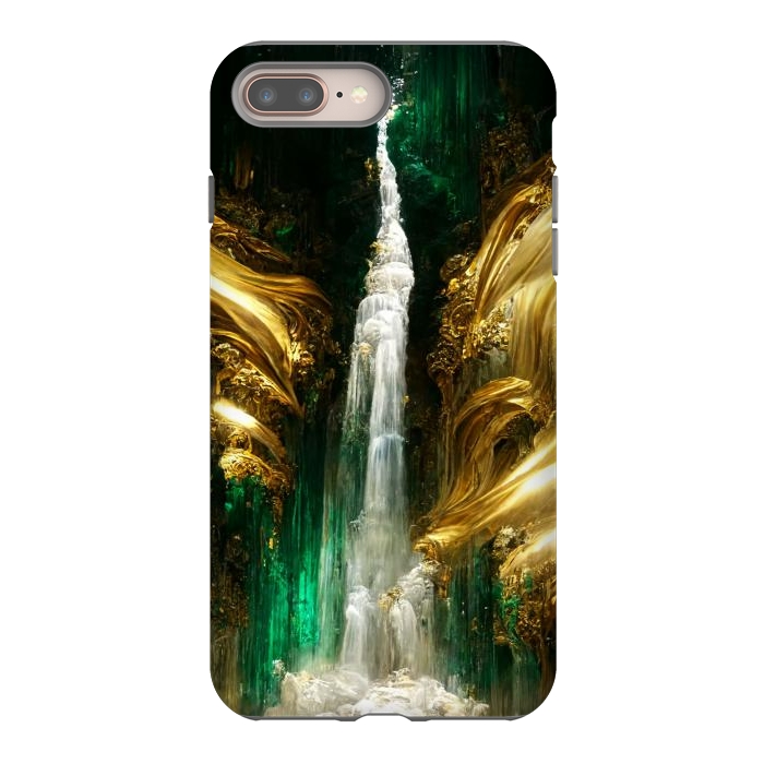iPhone 8 plus StrongFit sparkle waterfall by haroulita