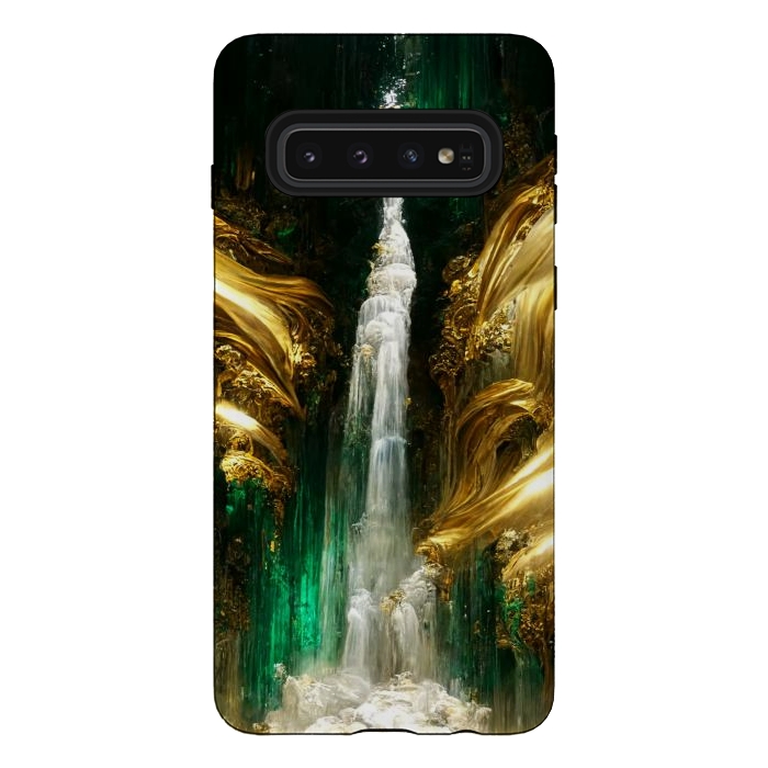 Galaxy S10 StrongFit sparkle waterfall by haroulita