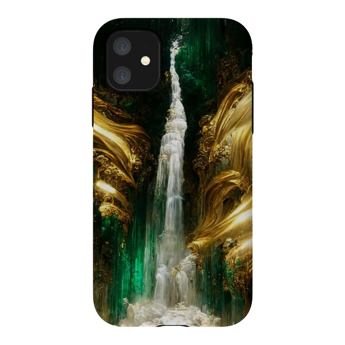 iPhone 11 StrongFit sparkle waterfall by haroulita