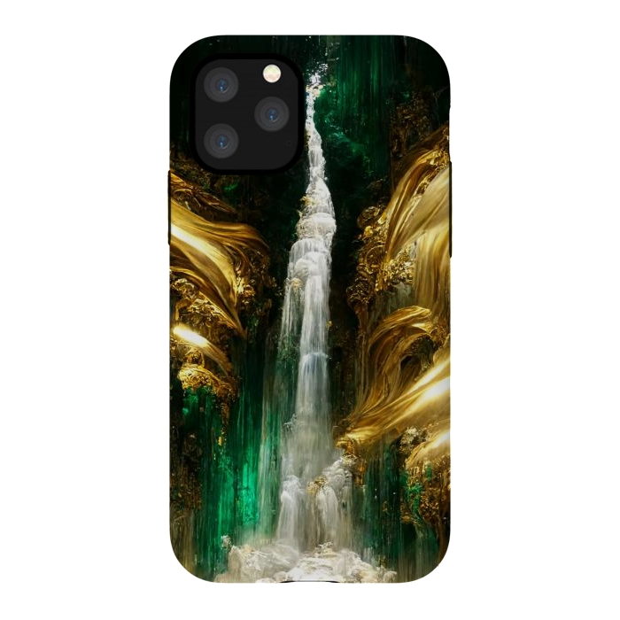 iPhone 11 Pro StrongFit sparkle waterfall by haroulita