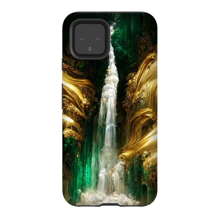 Pixel 4 StrongFit sparkle waterfall by haroulita