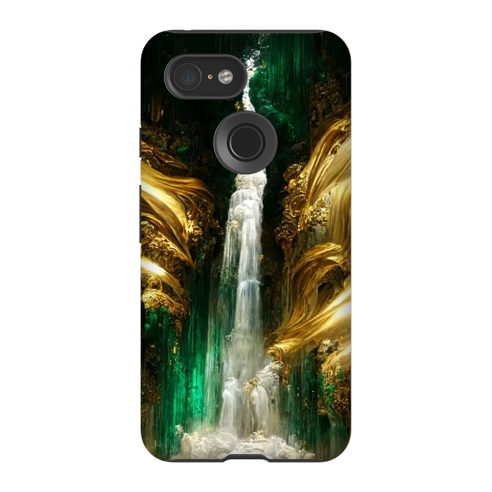 Pixel 3 StrongFit sparkle waterfall by haroulita