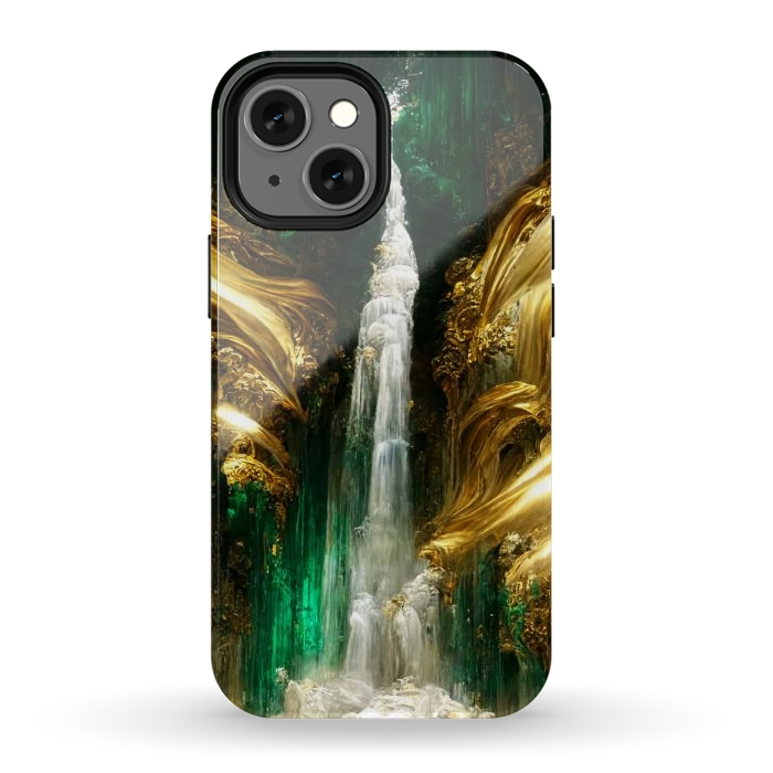 iPhone 12 mini StrongFit sparkle waterfall by haroulita