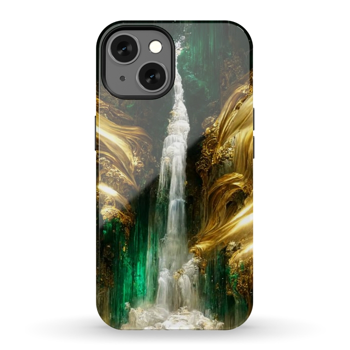 iPhone 13 StrongFit sparkle waterfall by haroulita