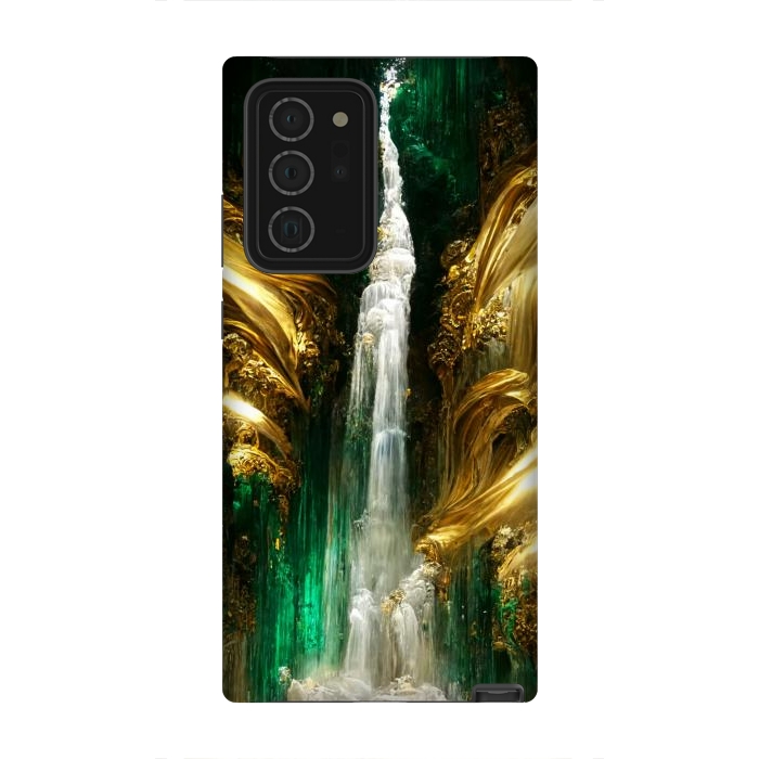 Galaxy Note 20 Ultra StrongFit sparkle waterfall by haroulita