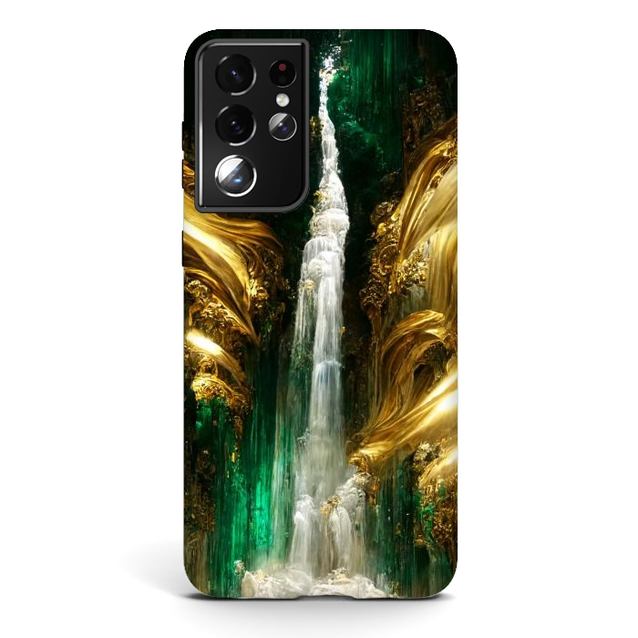 Galaxy S21 ultra StrongFit sparkle waterfall by haroulita