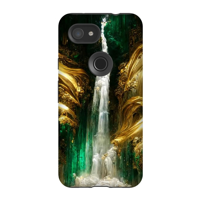Pixel 3A StrongFit sparkle waterfall by haroulita