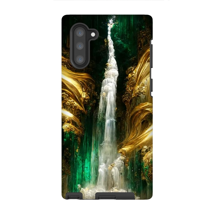 Galaxy Note 10 StrongFit sparkle waterfall by haroulita