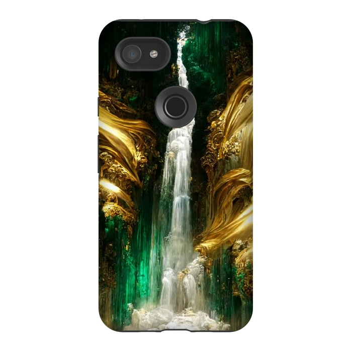 Pixel 3AXL StrongFit sparkle waterfall by haroulita