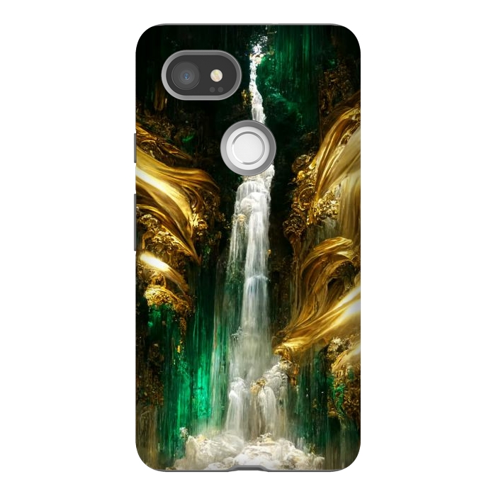 Pixel 2XL StrongFit sparkle waterfall by haroulita