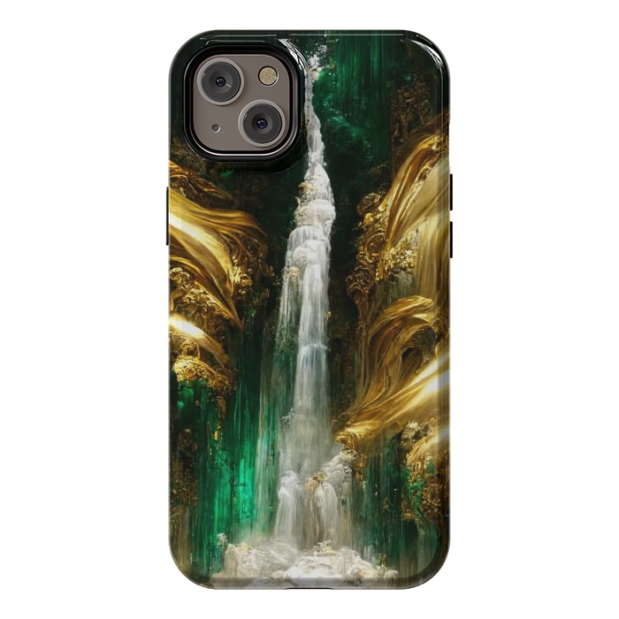 iPhone 14 Plus StrongFit sparkle waterfall by haroulita