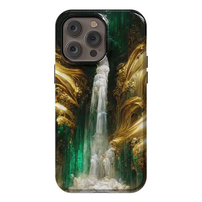iPhone 14 Pro max StrongFit sparkle waterfall by haroulita