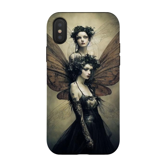 iPhone Xs / X StrongFit vintage fairies by haroulita