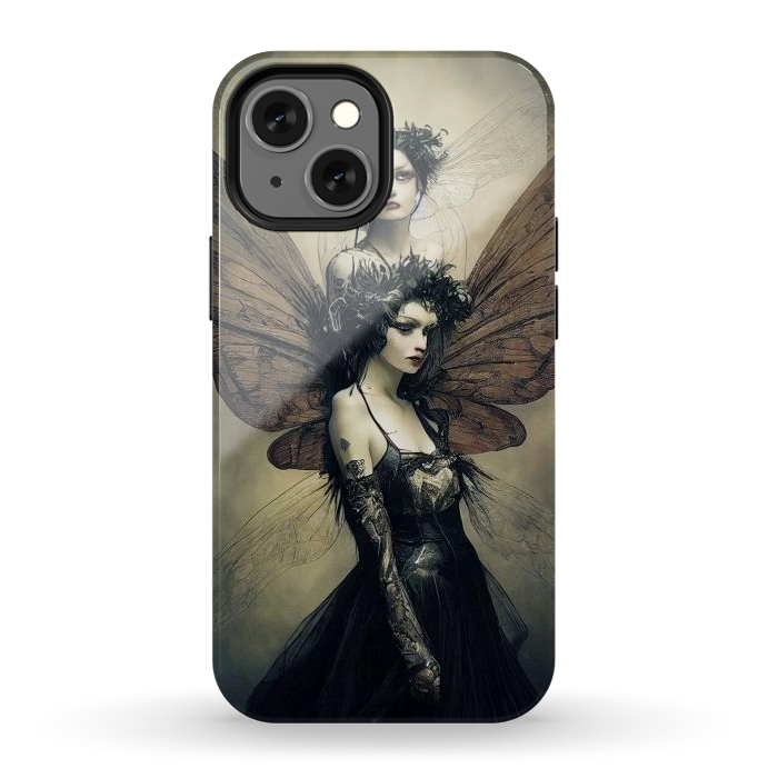 iPhone 12 mini StrongFit vintage fairies by haroulita