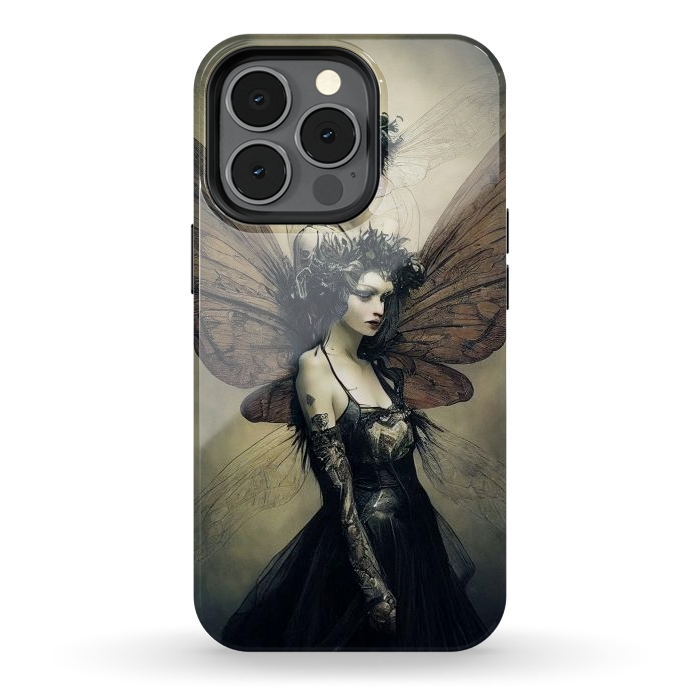 iPhone 13 pro StrongFit vintage fairies by haroulita