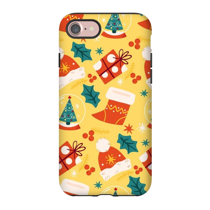 iPhone 7 StrongFit Christmas Boots and Hats by ArtsCase